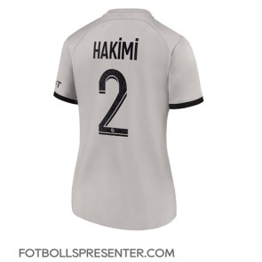 Paris Saint-Germain Achraf Hakimi #2 Borta Matchtröja Dam 2022-23 Kortärmad